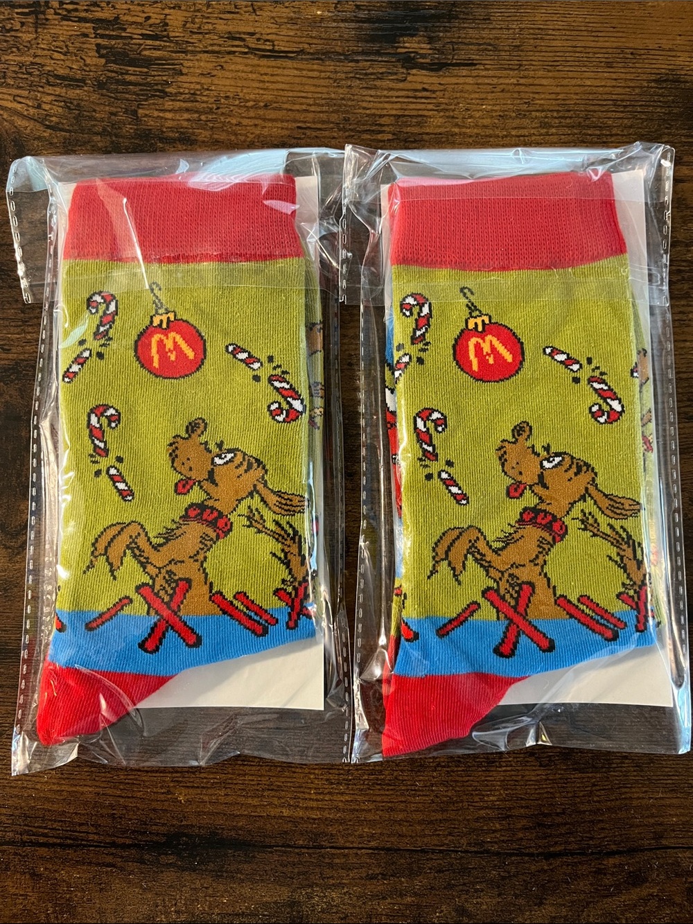 McDonald’s 2025 Holiday Grinch Socks